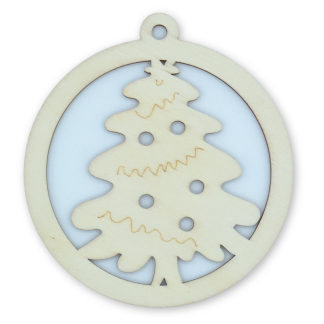 Tree E - Christmas Wooden Shapes