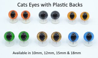 Cats Eyes with Plastic Back
