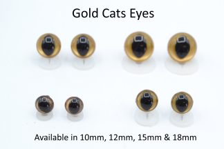 Gold Cat Eyes Plastic Backs