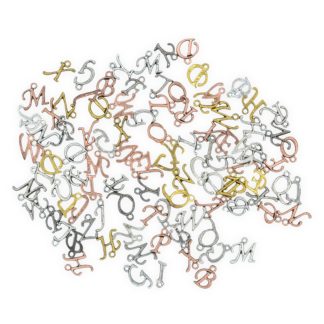 Mixed Letters Mix - Mini Metal Charms