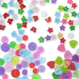 Glitter Buttons