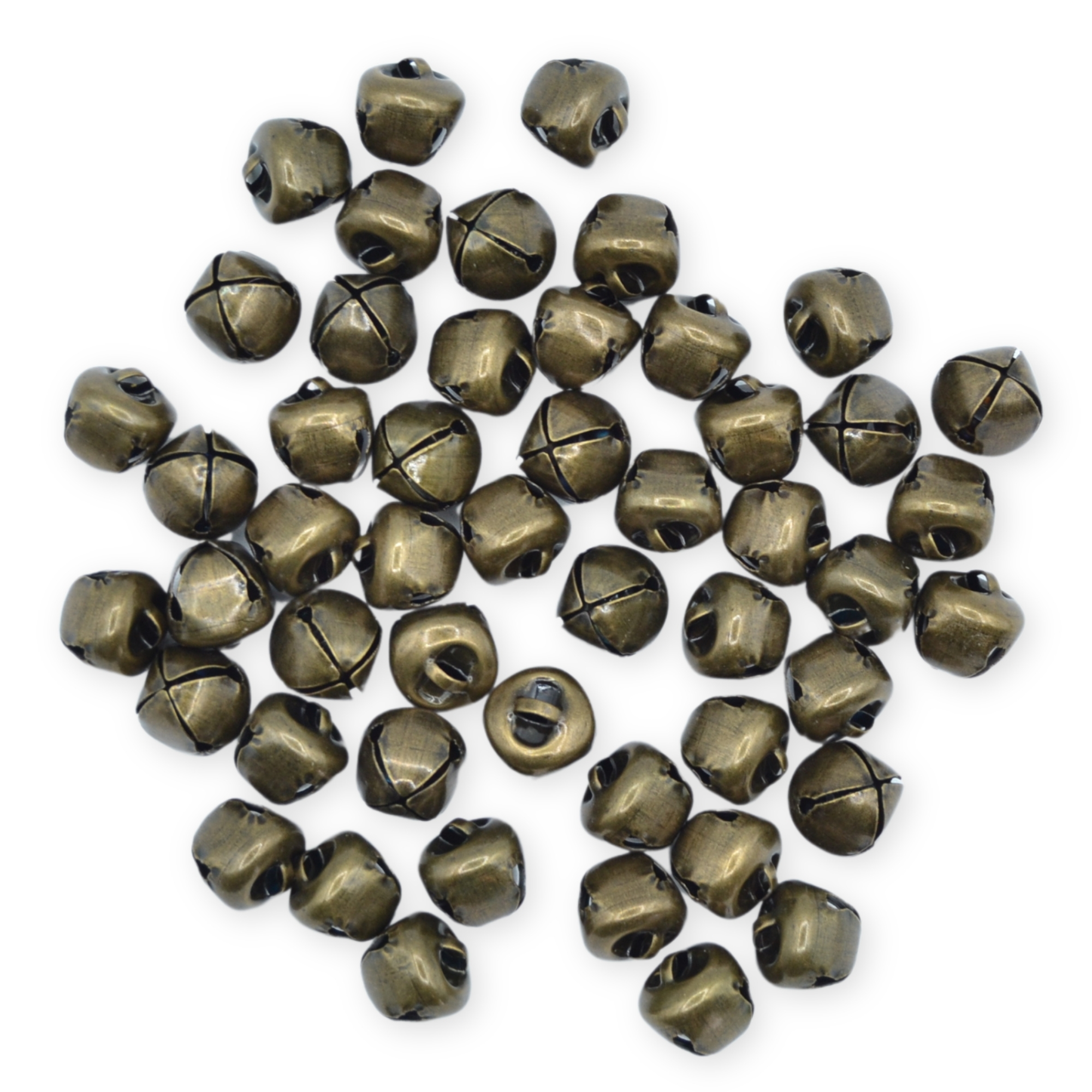 12mm Antique Bronze Jingle Bells