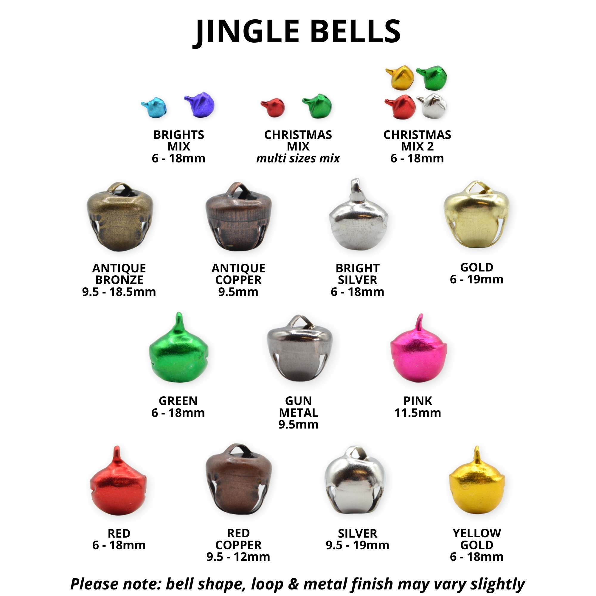 6mm Green Jingle Bells - Image 3