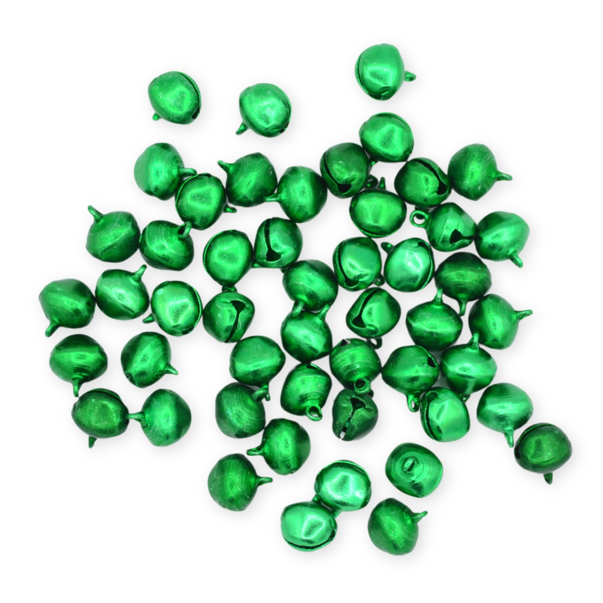 13.5mm Green Jingle Bells