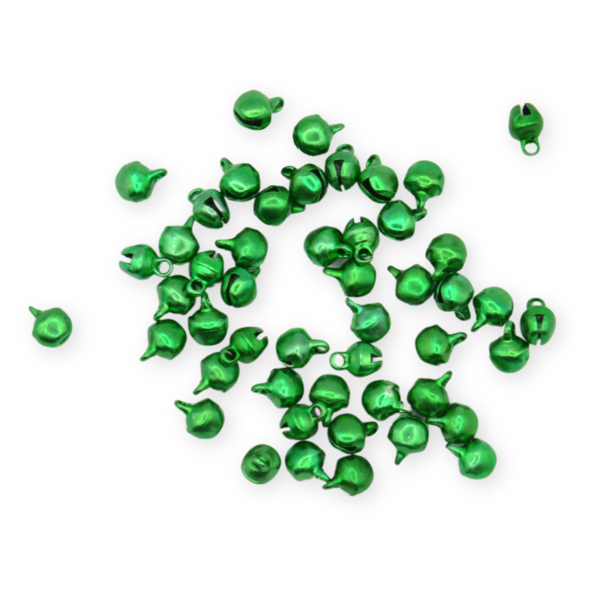 6mm Green Jingle Bells