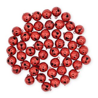 18mm Red Jingle Bells