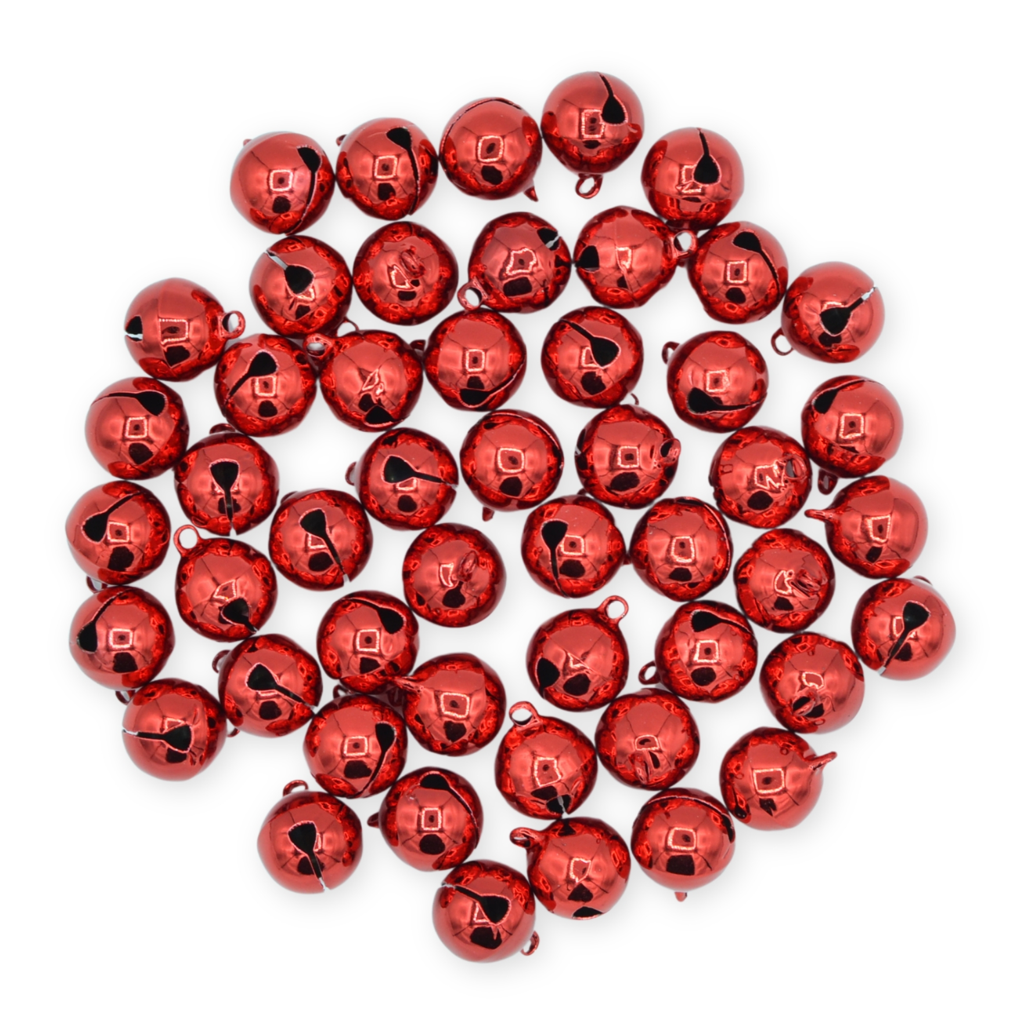 18mm Red Jingle Bells