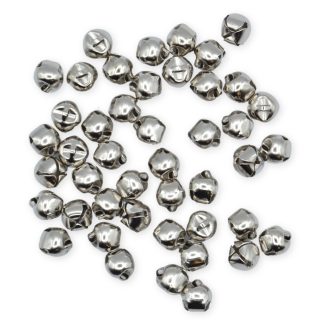 12mm Silver Jingle Bells