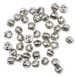 14mm Silver Jingle Bells