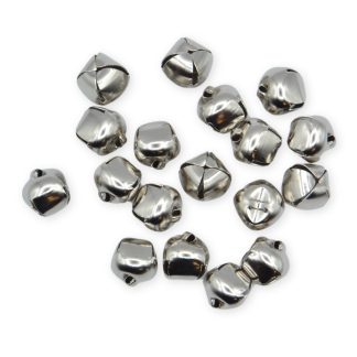 15mm Silver Jingle Bells