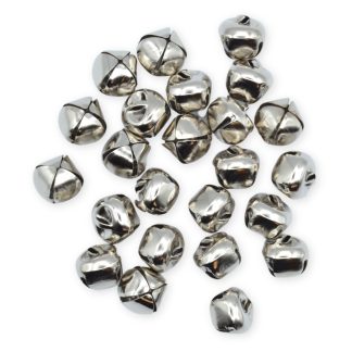 19mm Silver Jingle Bells