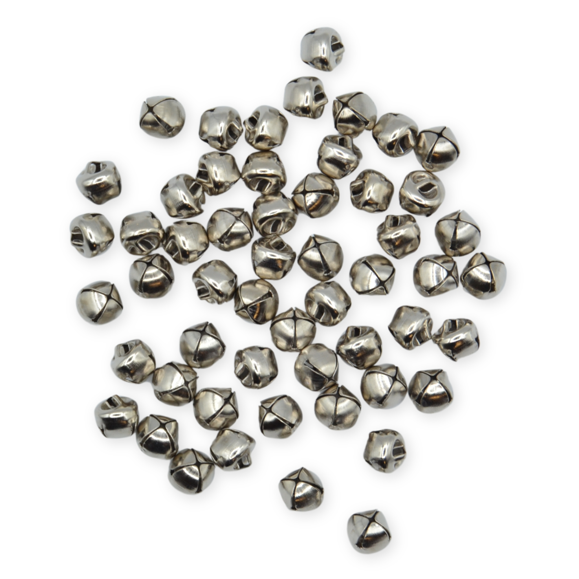 9.5mm Silver Jingle Bells