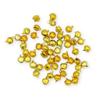 6mm Yellow Gold Jingle Bells