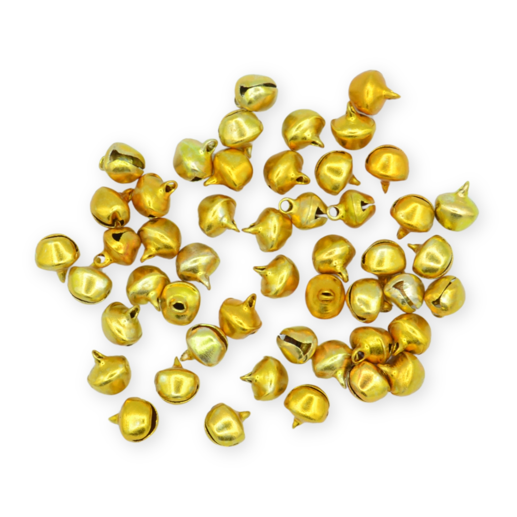 7.5mm Yellow Gold Jingle Bells