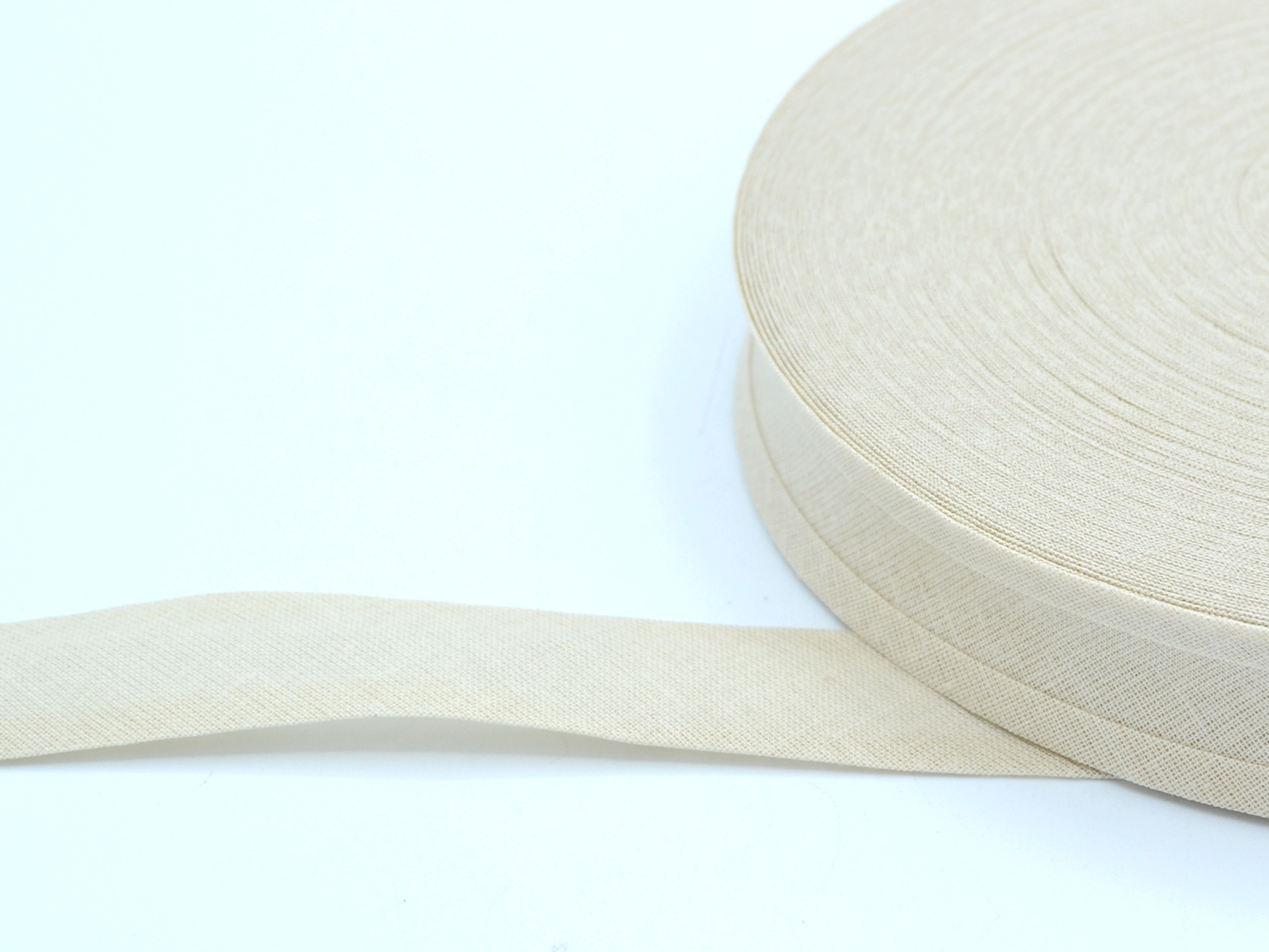 Bias Binding/Tape 25mm Cotton Oatmeal CelloExpress