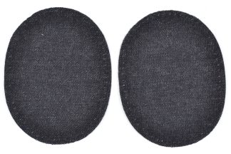 Kleiber Black Jeans - 125mm x 100mm Elbow Patches