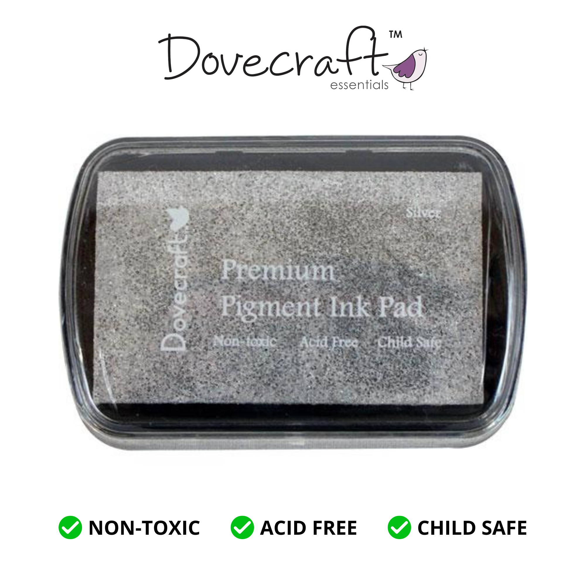 Silver - Dovecraft Pigment Ink Pad - Image 2