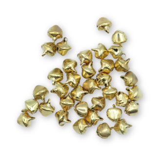 6mm silver jingle bells 25 pieces tiny bells for crafts and jewelry making