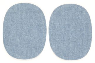 Kleiber Light Blue Jeans - 125mm x 100mm Elbow Patches