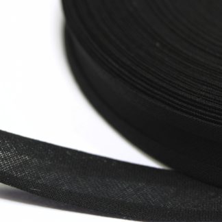 Bias Binding/Tape - 16mm Cotton - Black