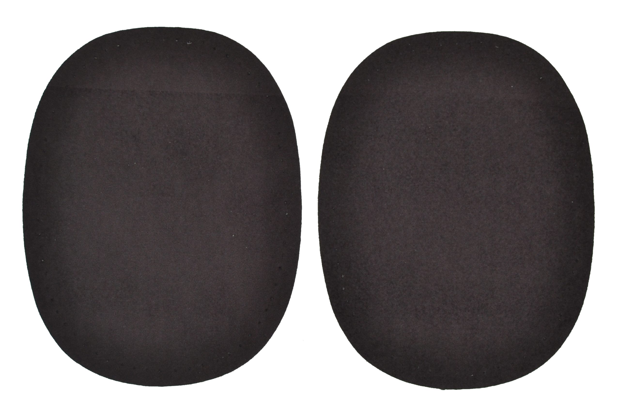 Kleiber Dark Brown Faux Velour Leather - 125mm x 100mm Elbow Patches