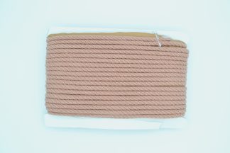 Clay 9mm Prairie Flanged Cotton Piping Cord - 88% Cotton, 12% Polyester - Upholstery, Soft furnishings