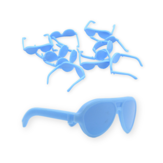 Aviators Blue 3cm - Mini Doll Sunglasses