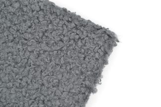 Grey Teddy Fur Fabric 20mm Pile - Fake Fur Toy Making