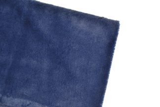 Navy Micro Fur Fabric 10mm Pile - Fake Fur Toy Making