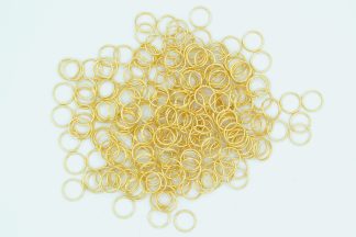 10mm Gold Value Double Loop Split Rings