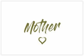 Mother Gold Script - 60mm x 90mm OASIS® Florist Cards