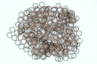 10mm Red Copper Value Double Loop Split Rings