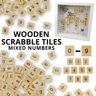 Number Scrabble Tiles