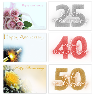 Anniversary Florist Cards