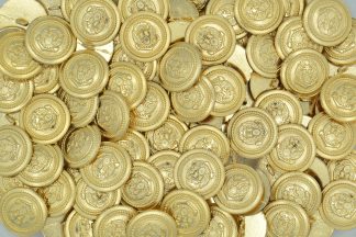 23mm Gold Anchor Metal Blazer Buttons