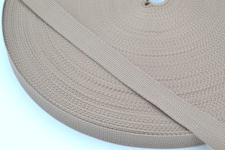 Sand Polypropylene Webbing - 25mm Width