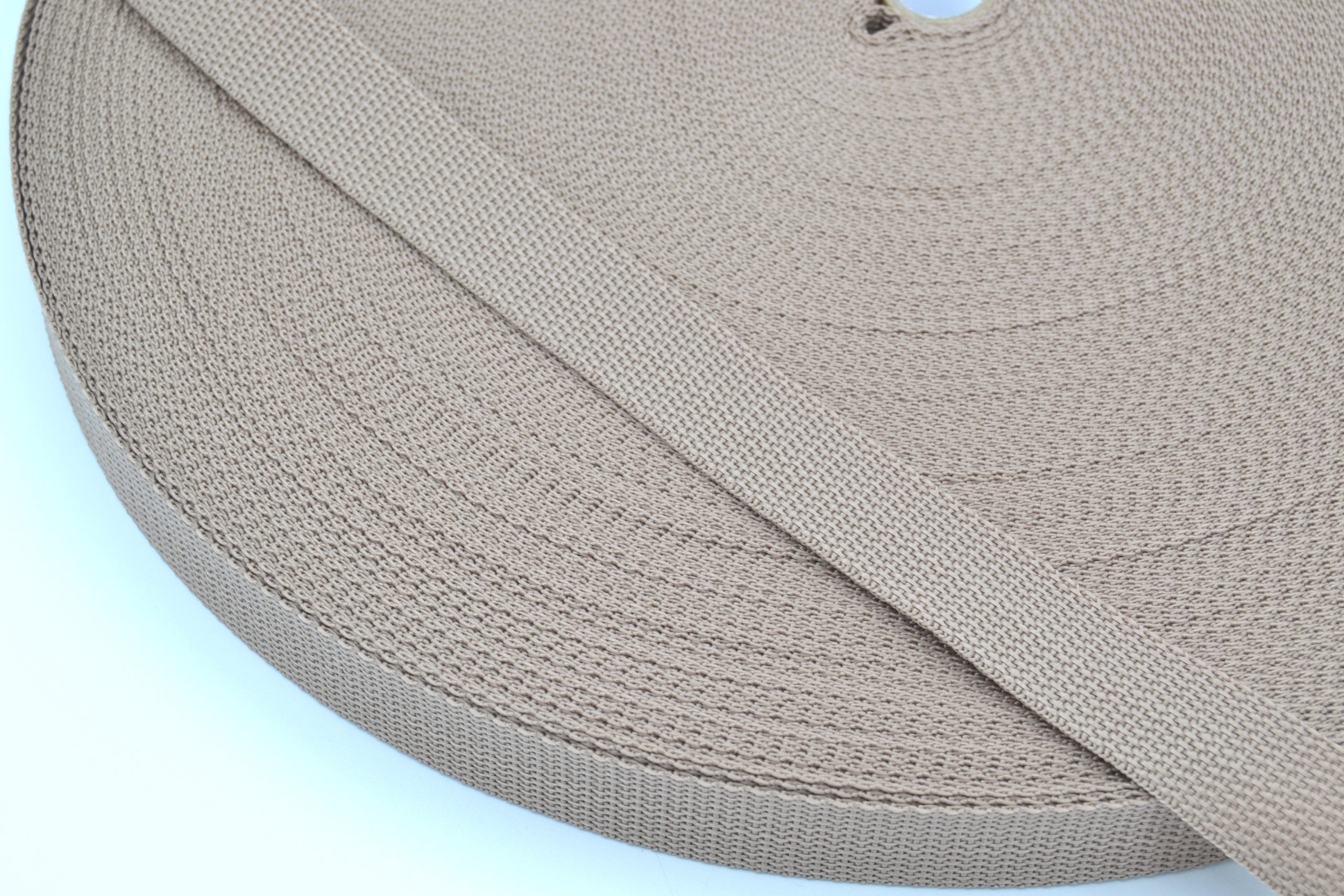 Sand Polypropylene Webbing - 25mm Width