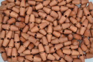 Duffle Coat Wooden Toggle Buttons - Caramel Brown - 30mm x 10mm