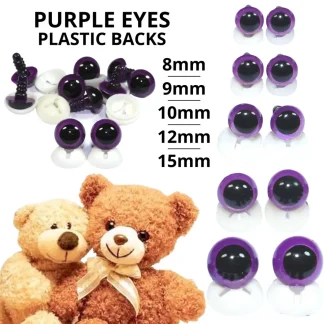 Purple Eyes Plastic Backs