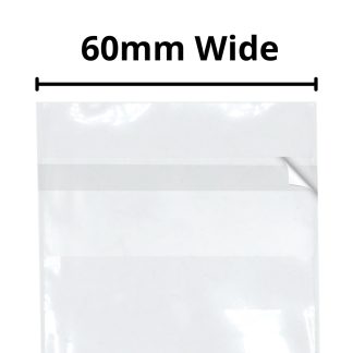 60mm Wide Cello Bags