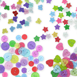 Glitter Buttons