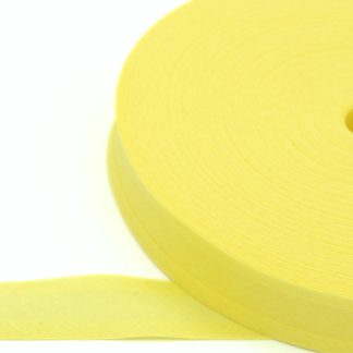 Bias Binding/Tape - 25mm Cotton - Pale Lemon
