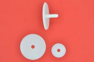 65mm Slim White Animal Joints - 3 Part Joint Set