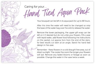 Caring for your Aqua Pack v24 - 60mm x 90mm OASIS® Florist Cards