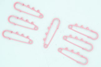 60mm Pink Kilt Pins With Rings