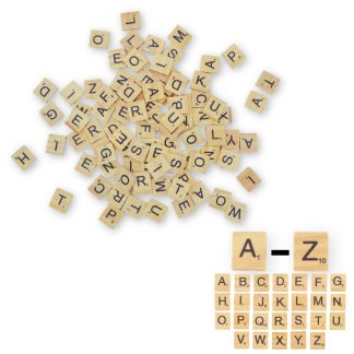 Letter Scrabble Tiles