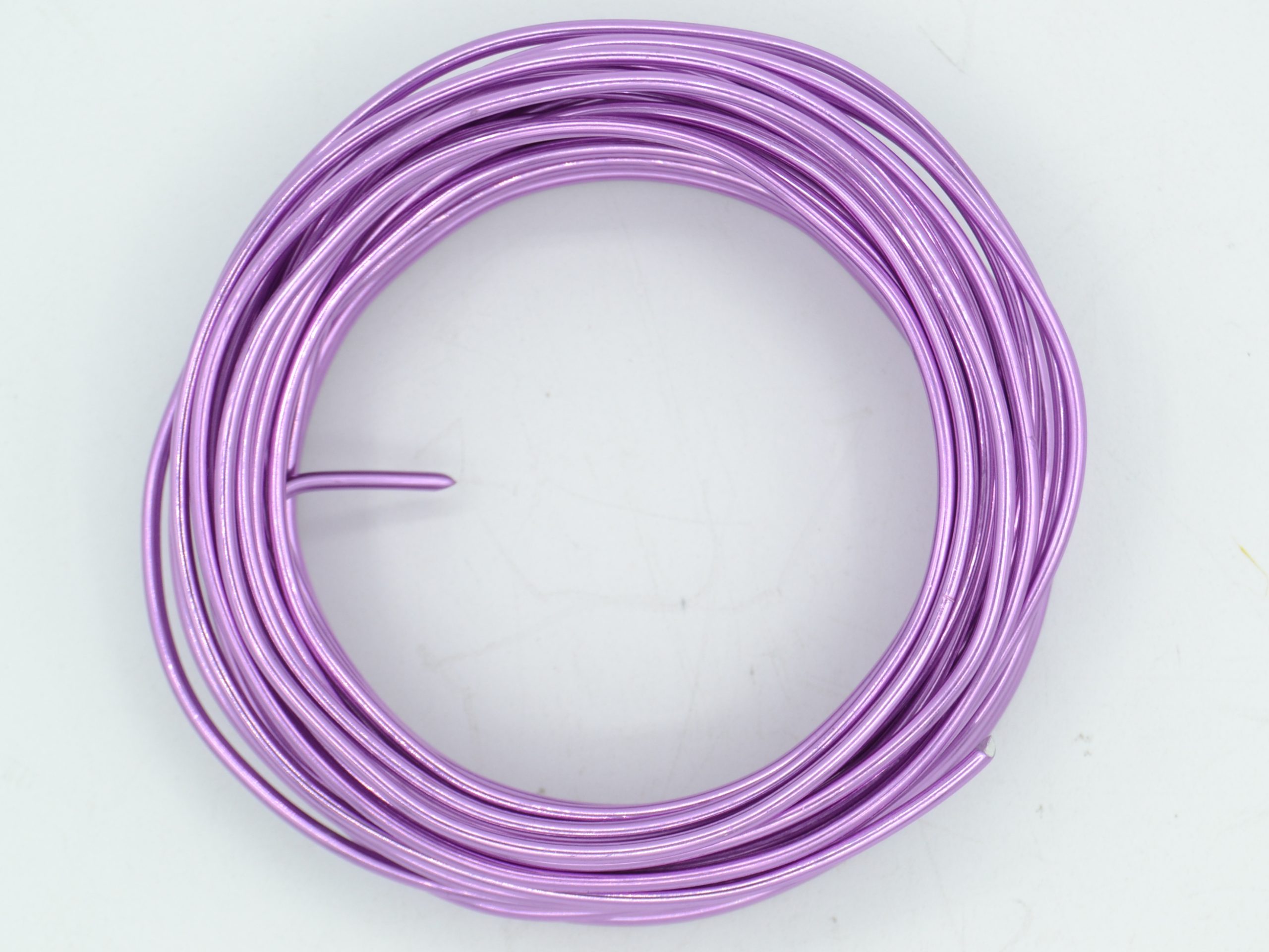 Pack of 1 - Lilac 2.5mm x 10m Aluminium Wire