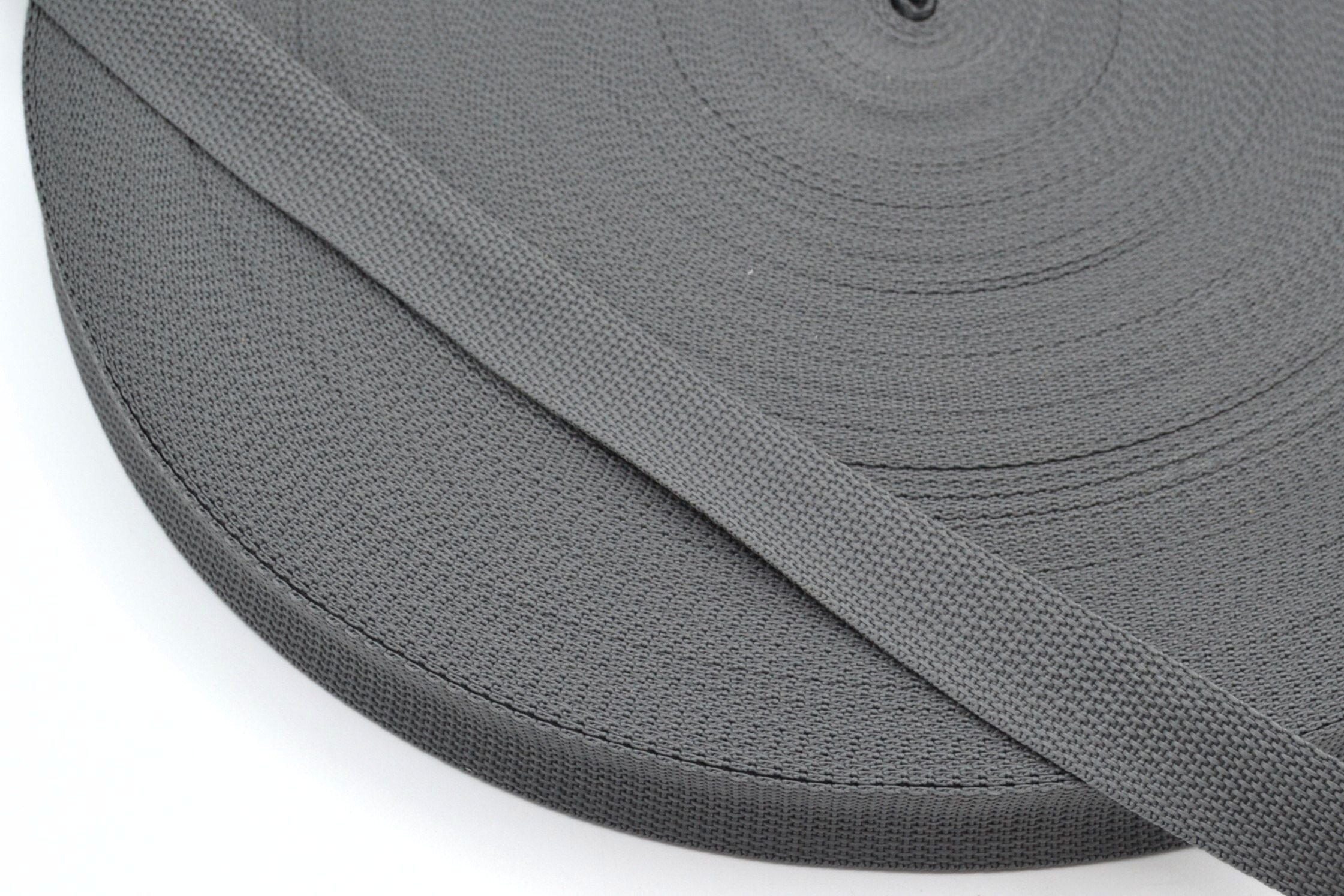 Grey Polypropylene Webbing - 25mm Width