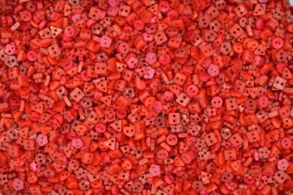 6mm Assorted Shapes - Red - Mini Buttons for Dolls & Soft Toys Clothes