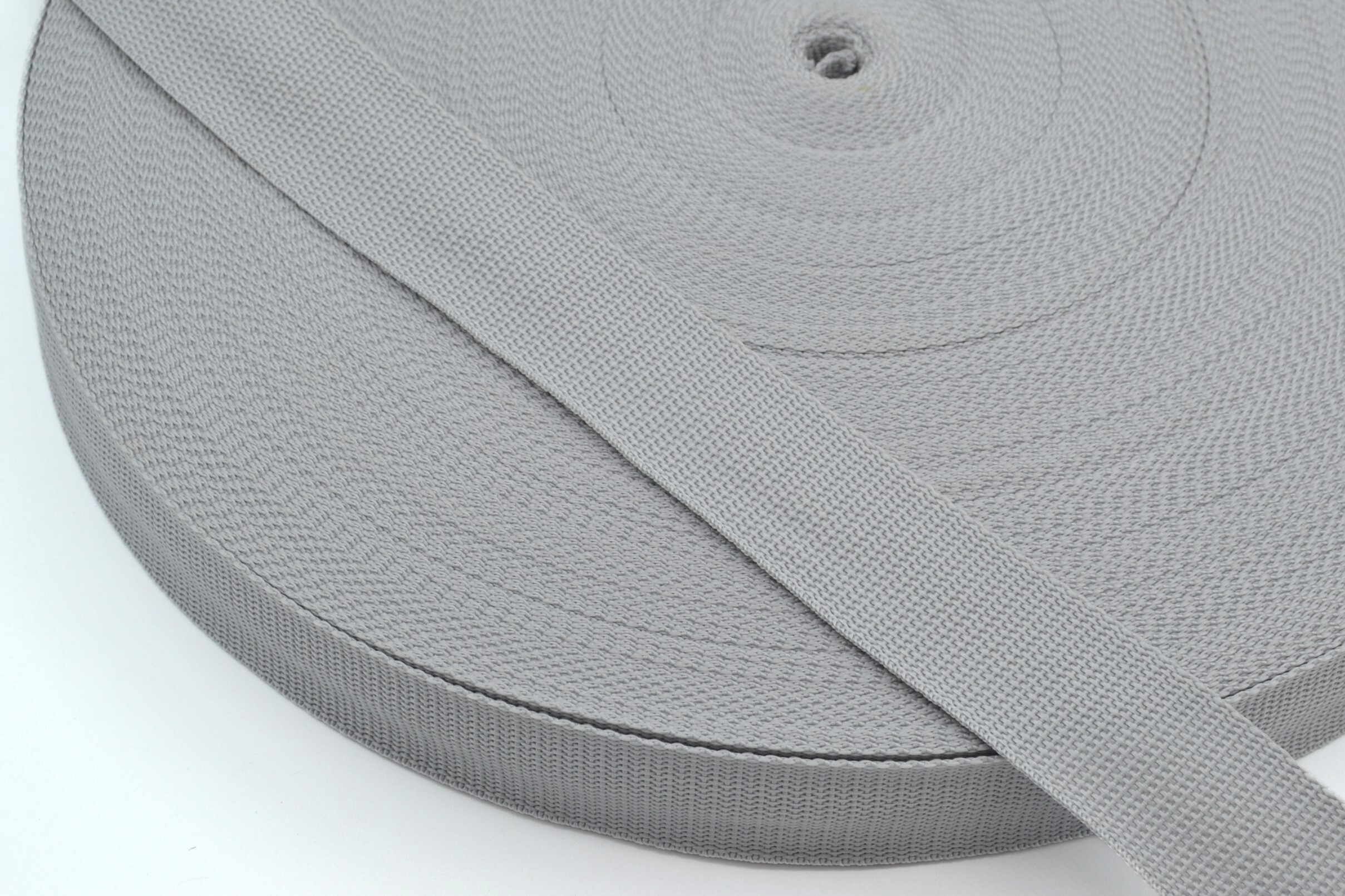 Silver Polypropylene Webbing - 50mm Width